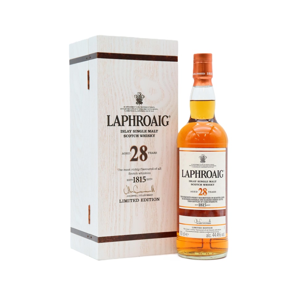 Laphroaig - Islay Single Malt Scotch 28 year old Whisky