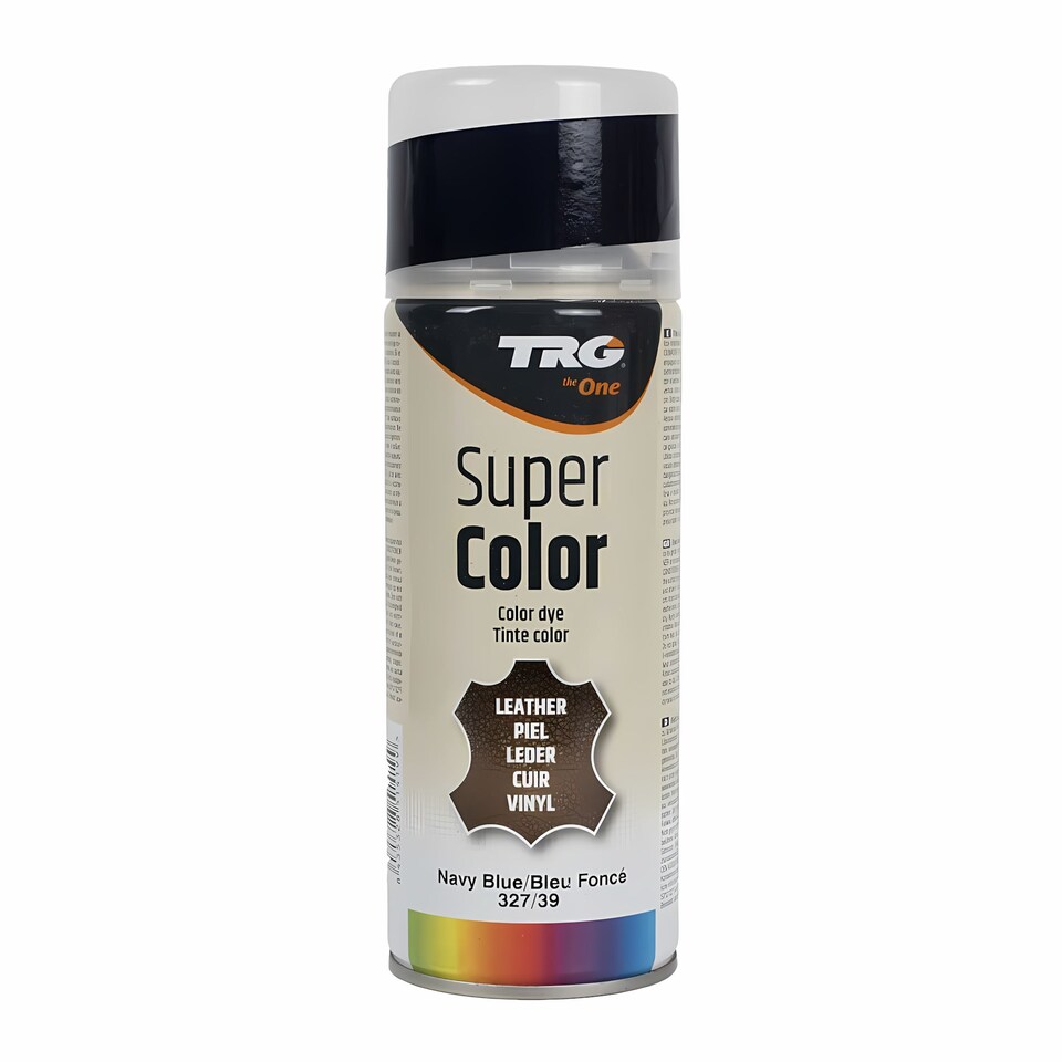image 1 of TRG Super Colour Aerosol Paint - Leather and Vinyl Recolouring 400ml | Blue | Navy