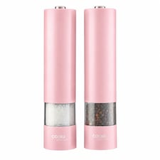Cooks Professional Electric Salt & Pepper Mill - Stainless Steel Automatic Grinder