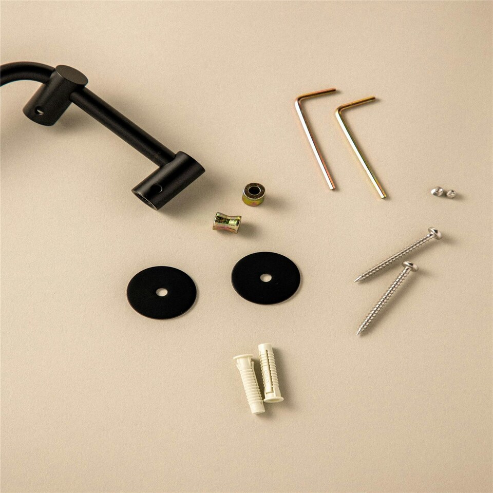 image 1 of Cosmic Swivel Towel Wall Mounted Rail with Durable Stainless Steel for Bathroom