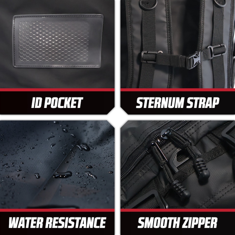 image 1 of MoverX 45L Heavy-Duty Waterproof Rucksack, Gym Bag, Duffle Bag