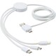 image 1 of Bullet 5 in 1 USB Cable - White - One Size
