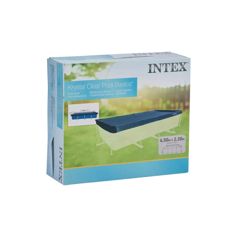image 1 of Intex Rectangular Heavy Duty Pool Cover - 4.5m x 2.2m