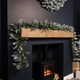 image 9 of 2.7m x 25cm Snow Tipped Plain Christmas Garland with 200 Tips