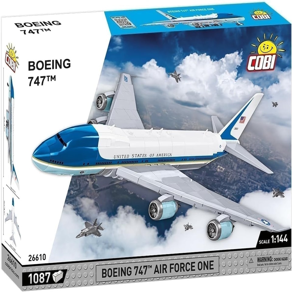 image 1 of Cobi 26610 - Boeing 747 Airforce One 1087 pcs