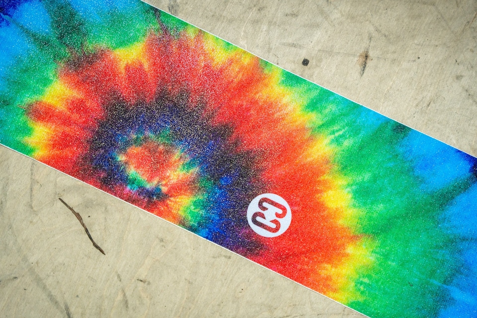 image 1 of CORE Skateboard Griptape 9x33" - Tie Dye