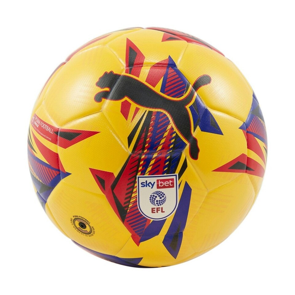 EFL Orbita 3 Sky Bet 24/25 Football - Yellow/Multicoloured - 5 Yellow