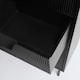 image 3 of OHS 4 Drawer Modern Ribbed Office Side Bedroom Nightstand Bedside Table - Black
