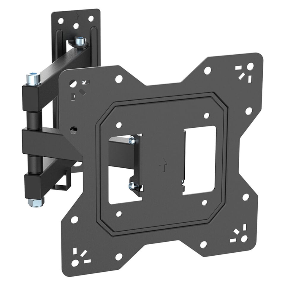 image 1 of Swivel and Tilt TV Wall Bracket for Screens up to 43 Inch, 378mm Reach, VESA 200 x 200