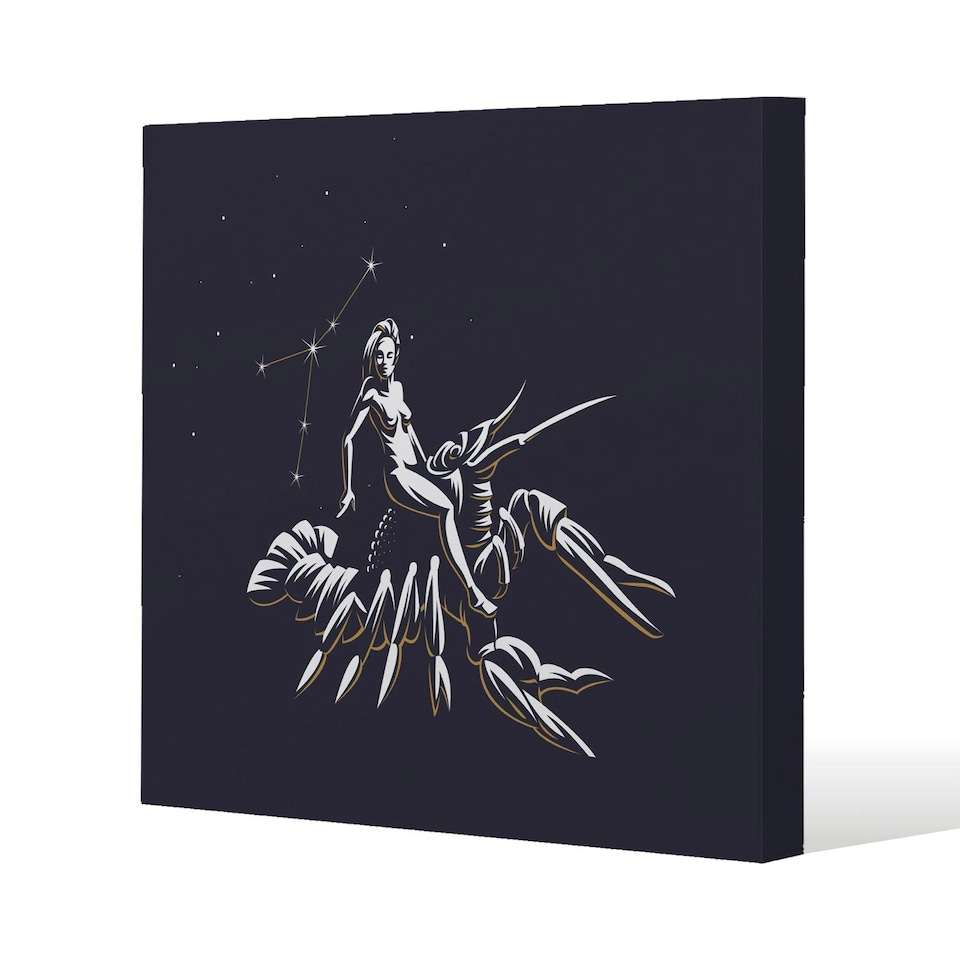 Sign of the zodiac cancer (canvas) 114 x 114 x 4cm