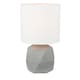 image 2 of Set of 2 Wilson - Concrete Lamps | Grey | White | Medium | 2