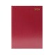 image 3 of 2024 A4 2 Pages Per Day Burgundy Desk Diary