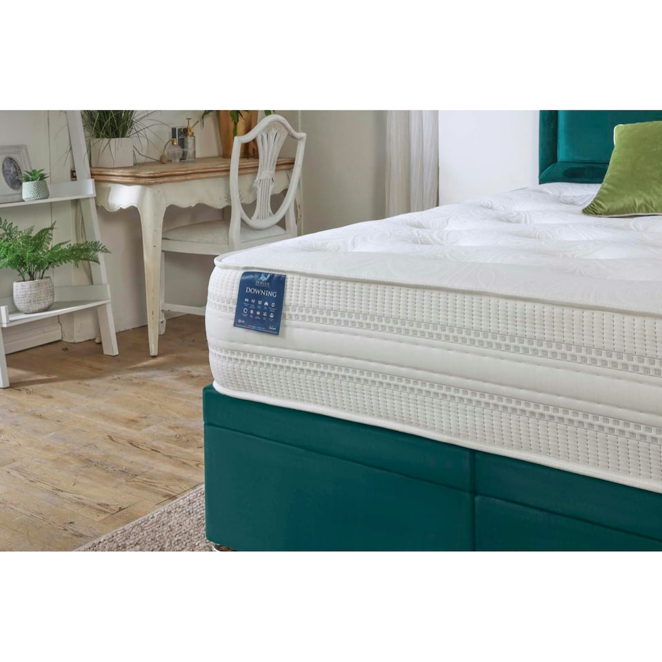 image 1 of Downing 1000 Pocket Sprung Mattress 28cm Single White | Single