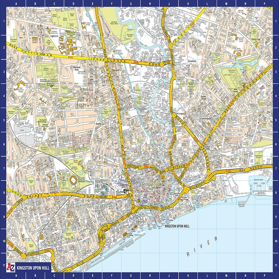 image 1 of A to Z Map of Kingston Upon Hull 1000 Piece Jigsaw
