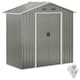 image 6 of Outsunny 6.5x3.5ft Metal Garden Shed for Garden and Outdoor Storage, Grey