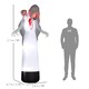 image 5 of Outsunny 8.9FT Tall Halloween Inflatable Witch Ghost with Three Heads, Blow Up Outdoor Halloween Decoration with Build-in LED Lights for Garden, Lawn, Party