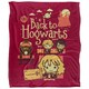 image 1 of Harry Potter Back To Hogwarts Chibi Group Blanket - Multicoloured - One Size