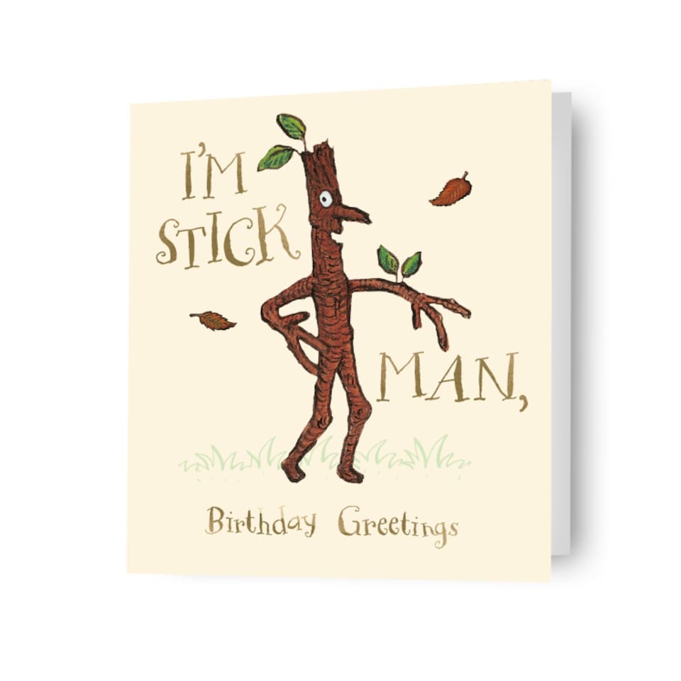 image 1 of The Gruffalo 'I'm Stickman' Birthday Card