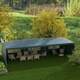 image 2 of Outsunny 9m x 3m Outdoor Garden Gazebo Wedding Party Tent Canopy Marquee Green