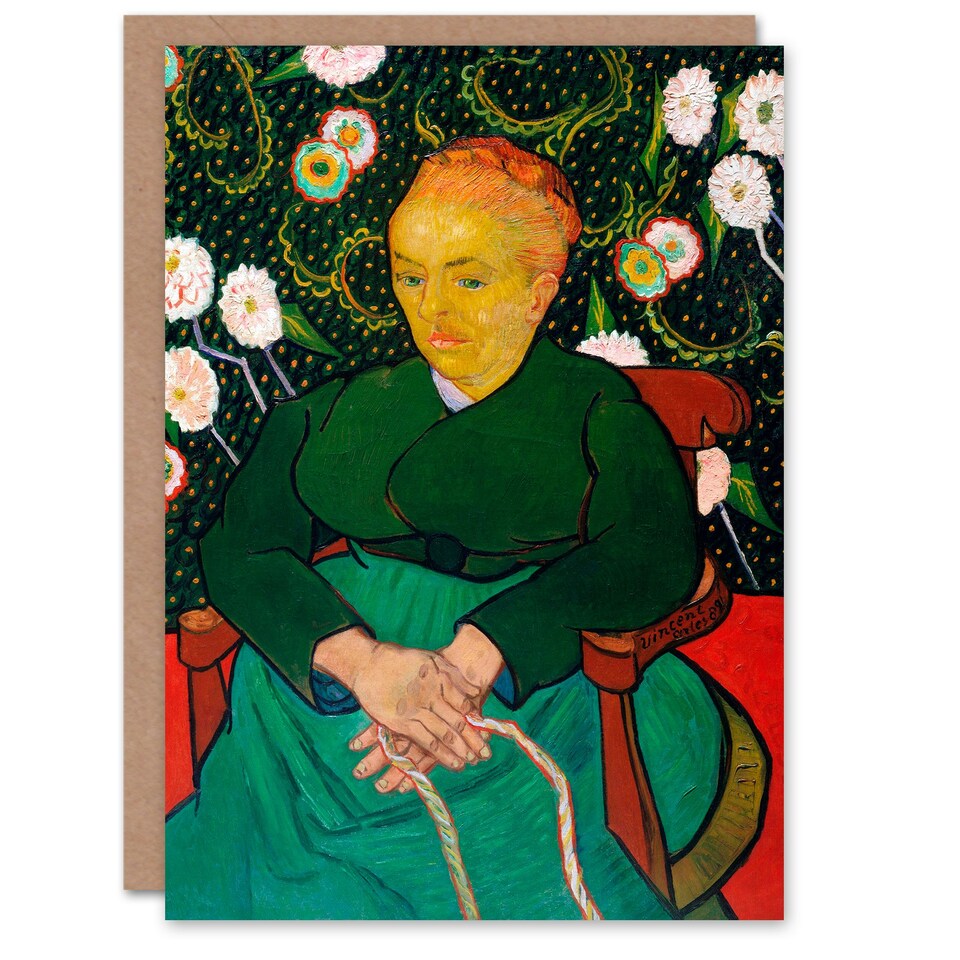image 1 of Vincent van Gogh Art Card Augustine Roulin Rocking a Cradle