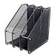 image 1 of 3 Compartment Wire Mesh File Holder