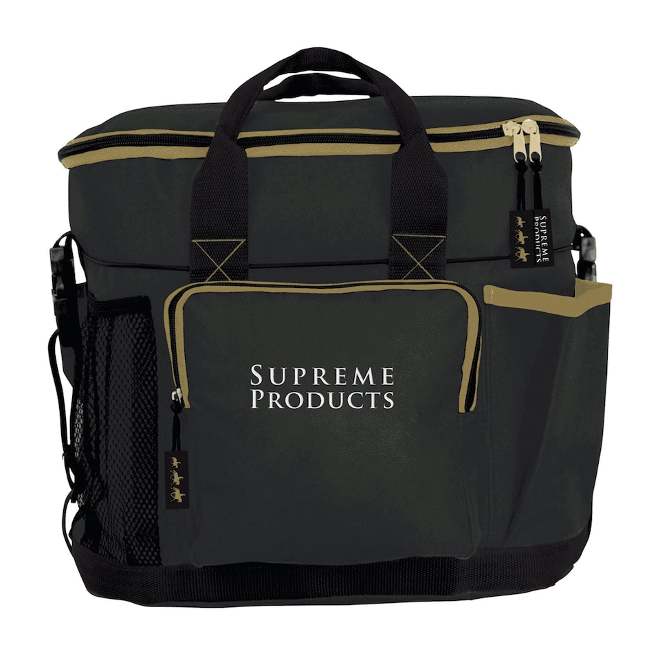 Supreme Products Pro Groom Horse Grooming Bag - Black/Gold - One Size