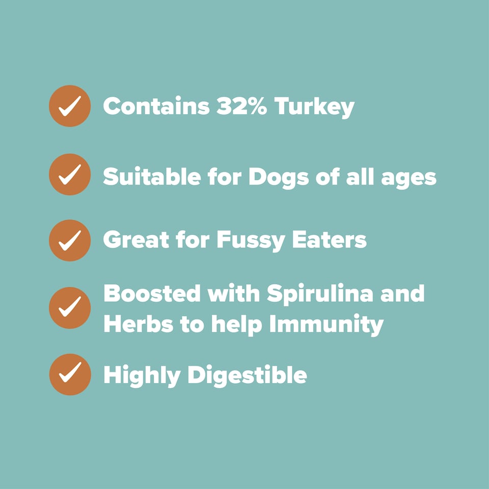 image 1 of Pero Cold Pressed Dog Food - Immunity Booster | Brown | 2kg | Turkey | 1