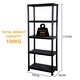 image 2 of 5 Tier Plastic Racking Shelf Heavy Duty Garage Shelving Storage Unit Organiser