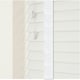 image 2 of 120cm Serene Faux Wood Venetian Blinds with Tapes (120cm Drop) White | White