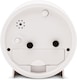 image 4 of Acctim Gaby Small Analogue Contemporary Bedside Alarm Clock | White | White