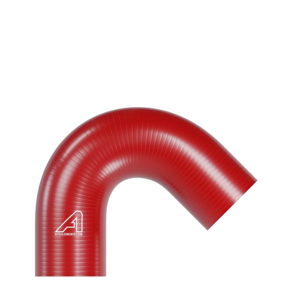 image 1 of Auto Silicone Hoses 11mm Red 135 Degree Silicone Elbow Hose Coupler Bend Pipe Connector Turbo Intercooler Radiator Coolant Air