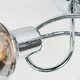 image 1 of ValueLights Zarah 3 Way Silver Ceiling Bar Light