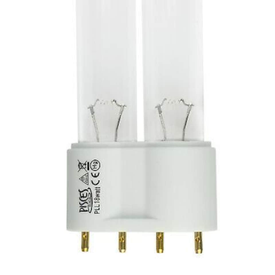 image 1 of Pisces 18w Watt PLL Replacement UV Pond Bulb Spare UVC Lamp Light for Filter Ultraviolet UV-C Tube 217mm Hozelock Bioforce 6000