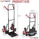 image 6 of TUFFMATE 150kg Folding Stair Climber Sack Truck - Tri-Wheel Heavy Duty Trolley & Telescopic Handle