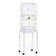 image 1 of PawHut Bird Cage for Budgie Finch Canary Parakeet W/ Stand Sliding Tray White