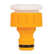 Hozelock Threaded Tap Connector - Yellow/White/Black - One Size