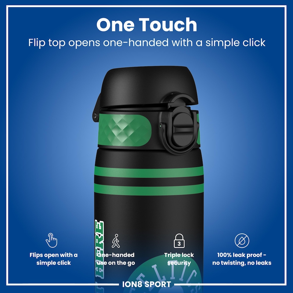image 1 of NBA x Sport, Recyclon, 500ml (18oz) | Black | NBA Varsity Boston Celtics | One Size
