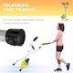 image 6 of HOMCOM Magnetic Resistance Exercise Bike Foldable LCD Adjustable Seat Grey