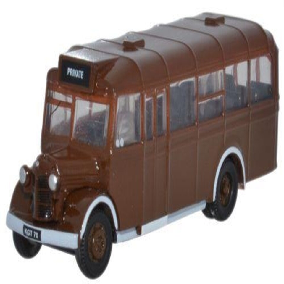 Oxford Diecast Bedford OWB Brown As Delivered