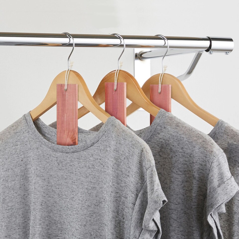 image 1 of Katcha Natural Cedar Blocks with String - Pack of 20