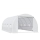 image 1 of Outsunny 6 x 3 x 2 m Polytunnel Greenhouse w/ Zippered Door and 8 Windows