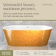 image 6 of Balterley Luxury Modern Freestanding Oval Bath | Copper | Copper