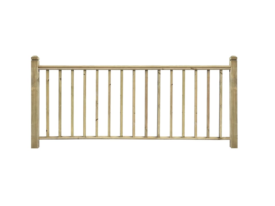 image 1 of eDecks Softwood Handrail System Decking Extension Kit, 2570mm - Square