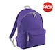 image 1 of Bagbase Junior Fashion Backpack / Rucksack (14 Litres) (Pack of 2) - Purple/Light Grey - One Size