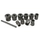 image 3 of 11pc 3/8" Twist Socket Nut Style Bolt Twist Socket Wheel Lock Nut Remover TE919