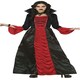 image 1 of Fancy Dress Adult Vampiress Black Red - L