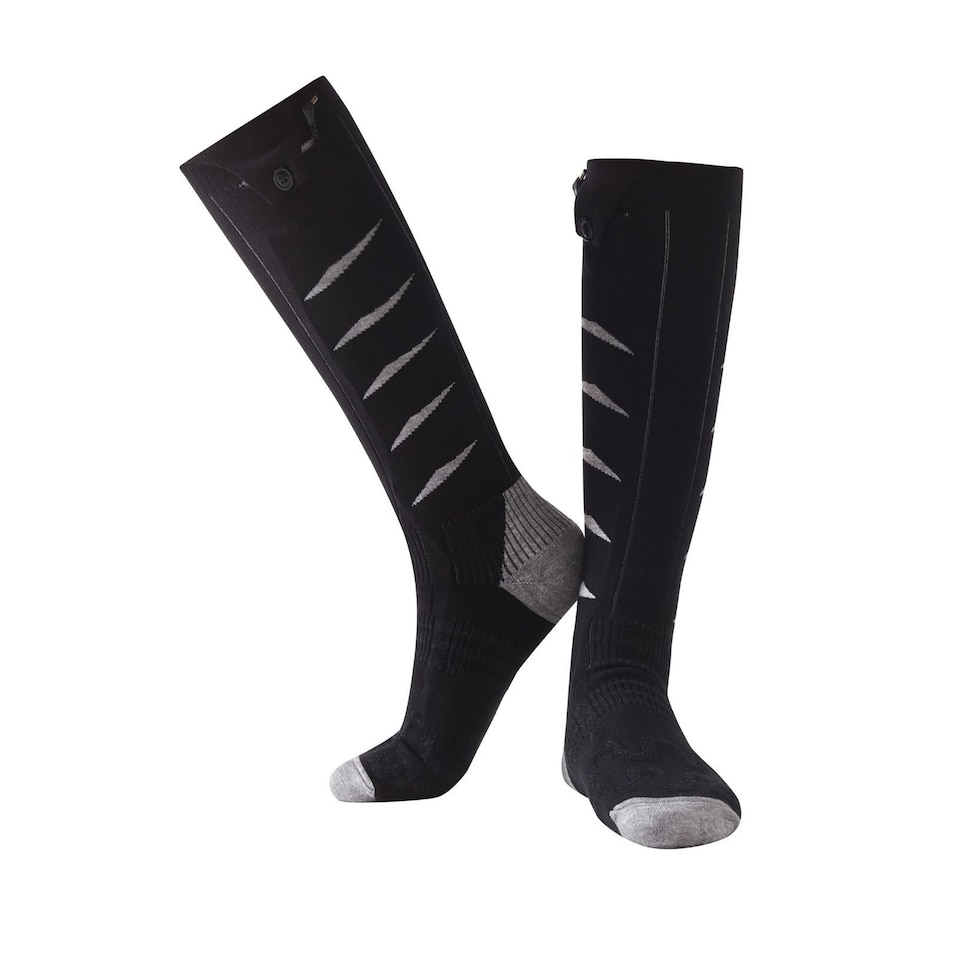 image 1 of 2 Pairs Rechargeable Heated Socks USB Battery Powered Winter Warmth