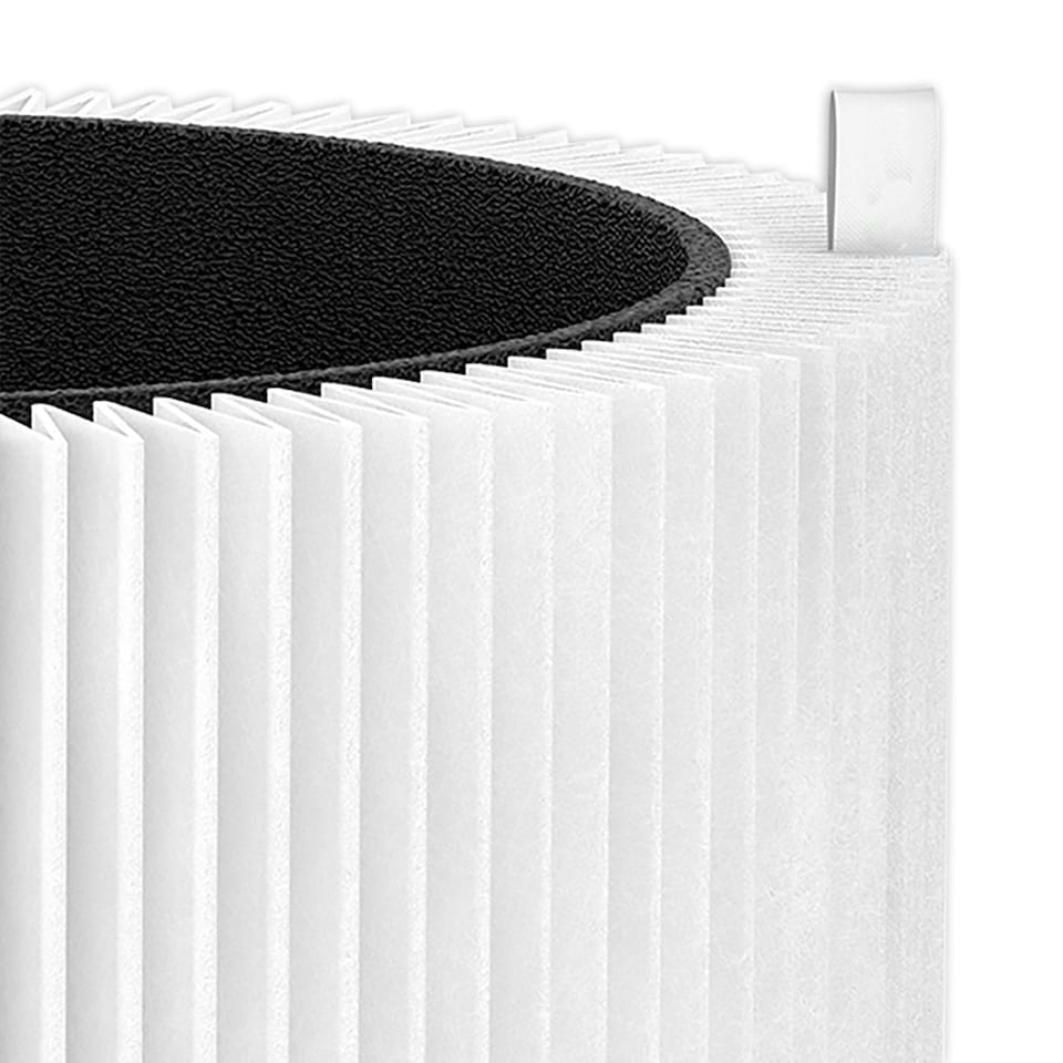image 1 of SPARES2GO Filter for Blueair Air Purifier Blue Pure 511 HEPASilent Particle HEPA Carbon Sleeve (Pack of 2 Filters)