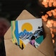 image 3 of Greeting Card Hiking Outdoor Adventure Graphic Conceptual Art Farewell