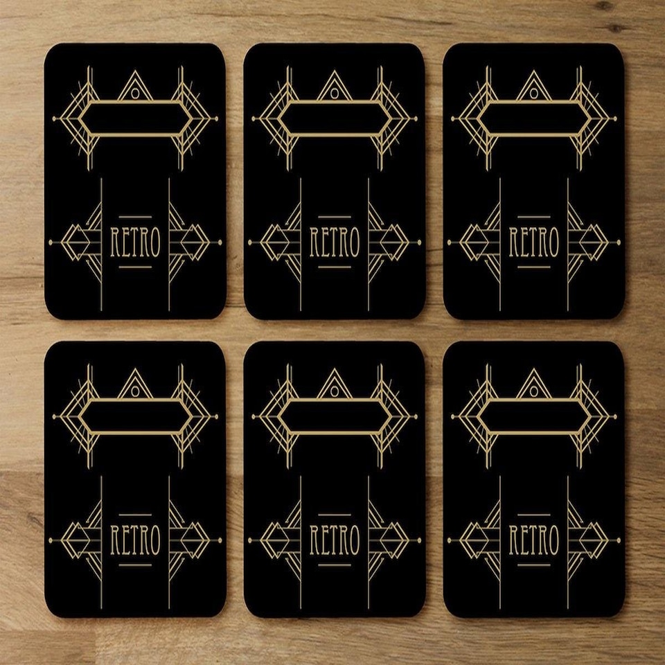 image 1 of Art Deco Retro (Coaster)